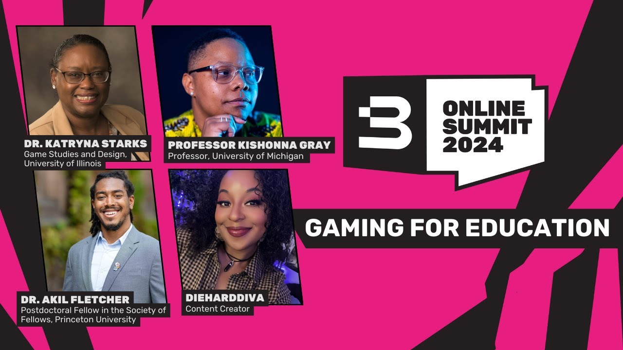 Three Black Gaming Academics talk about how we can use Gaming For Education #BGGonlinesummit