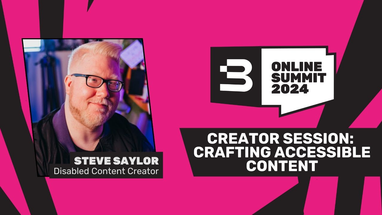 How to make your content as accessible as possible #BGGOnlineSummit